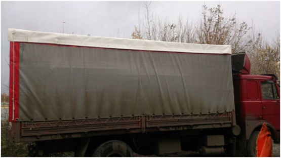 Съемная крыша для грузового автомобиля